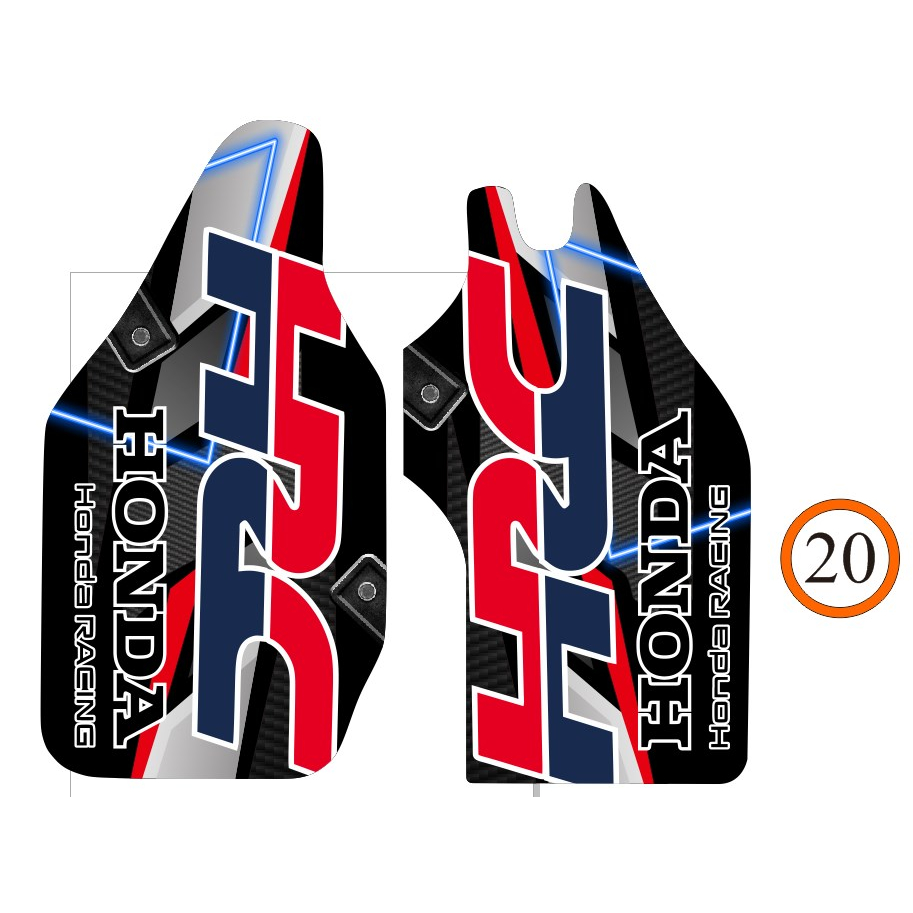 HONDA CRF สติกเกอร์ติดการ์ดโช้คหน้า crf250-300L, CRF RALLY