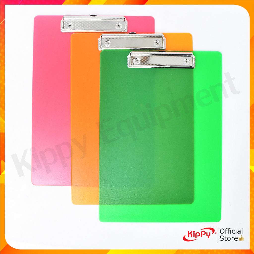 (แพ็ค3ชิ้น) คลิปบอร์ด A4 กระดานรองเขียน แฟ้มหนีบ ที่ใส่เอกสาร [พร้อมส่ง]