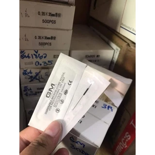 เข็มสำหรับเครื่องสัก เข็มออมเบร เข็มสั้นเบอร์1R,3R,ปลอกออมเบร ปลอกโปร (แพค12ชิ้น)