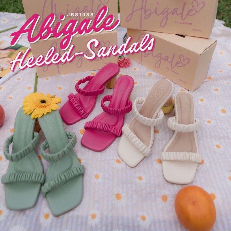 JBS1088 Abigale Heeled-Sandals ใหม่พร้อมกล่อง Joobs Studio