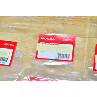 สติ๊กเกอร์ HONDA ขนาด 60mm แท้ศูนย์ (สีขาวพื้นใส)