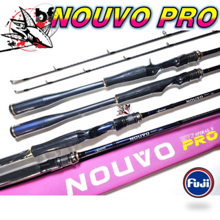 BPFSEP130 ลด130.- คันตีเหยื่อปลอม Elektra Nouvo Pro ขนาดความยาว 6ฟุต 6 มีทั้ง 1ท่อนและ 2ท่อน ชุดไกด์ FUJI ทั้งคัน