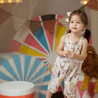 CIRCUS SAFARI 03# Twinkle Star Playsuit ชุดกางเกง ชุดเซ็ต แฟชั่นสำหรับเด็ก