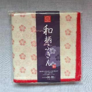 KOKUBO ผ้าเช็ดหน้า ญี่ปุ่น cotton 100% ขนาด 30*30 ซม.