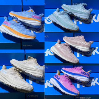 รองเท้าใส่วิ่ง🏃🏻‍♂️รุ่นใหม่Hoka Bondi(wide)sz.36-45 มี4สี สำหรับผู้ชายและผู้หญิง หน้าเท้ากว้างสินค้าพร้อมส่งพร้อมกล่อง