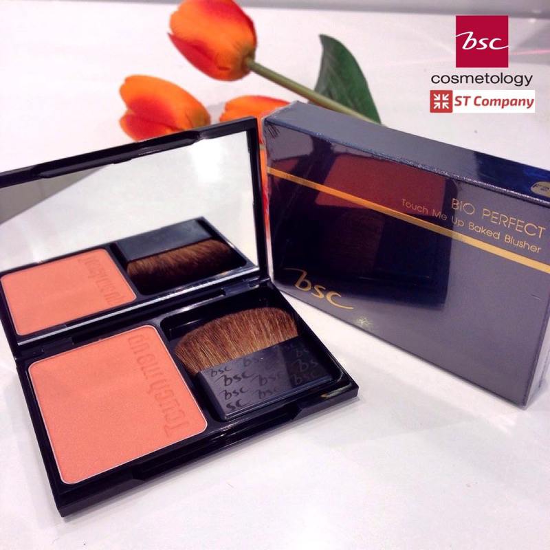 10gm BSC BIO PERFECT BLUSH ON TOUCH ME UP บีเอสซี ไบโอ เพอร์เฟค บลัชออน บลัชออนเนื้อ บางเบา