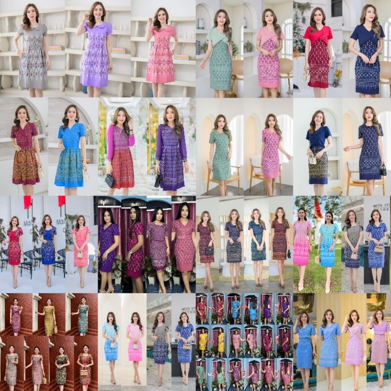 SALE งานสุ่ม ลดราคา คุณภาพดี เกินราคาทุกแบบ #ชุดผ้าไทย #ชุดทำงาน #ชุดผ้าไทย เลือกสีเลือกไซส์ได้ เลือกแบบไม่ได้
