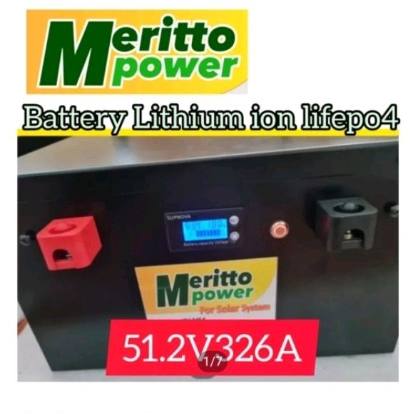 Battery lithium ion phosphate lifepo4 51.2V320AH อายุการใช้งานมากกว่า 6000cycle(16ปี)สอบถามก่อนจัดซื