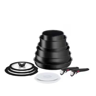 TEFAL ชุดเครื่องครัวกระทะถอดด้าม 13 ชิ้น Ingenio Unlimited รุ่น L7639002 สีดำ