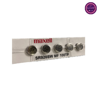 ถ่านกระดุม ถ่านนาฬิกา ถ่านรีโมท Maxell SR920SW แพ็ค 5 ก้อน