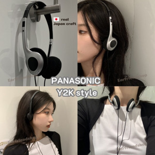 หูฟังวินเทจ PANASONIC Y2K style หูฟังครอบหู 🇹🇭 พร้อมส่ง 🇹🇭