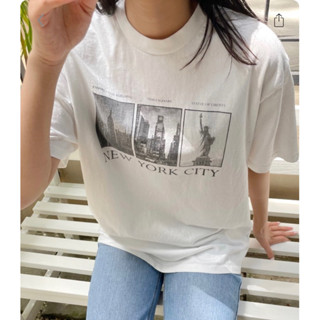 Brandy Melville Penelope New York City Landmarks Top (Oversized T-shirt)