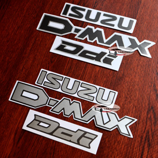 ชุดสติ๊กเกอร์ 3 ชิ้น ISUZU D-MAX Ddi ติดท้ายรถกระบะ สำหรับ All New Isuzu D-MAX 2012-2018