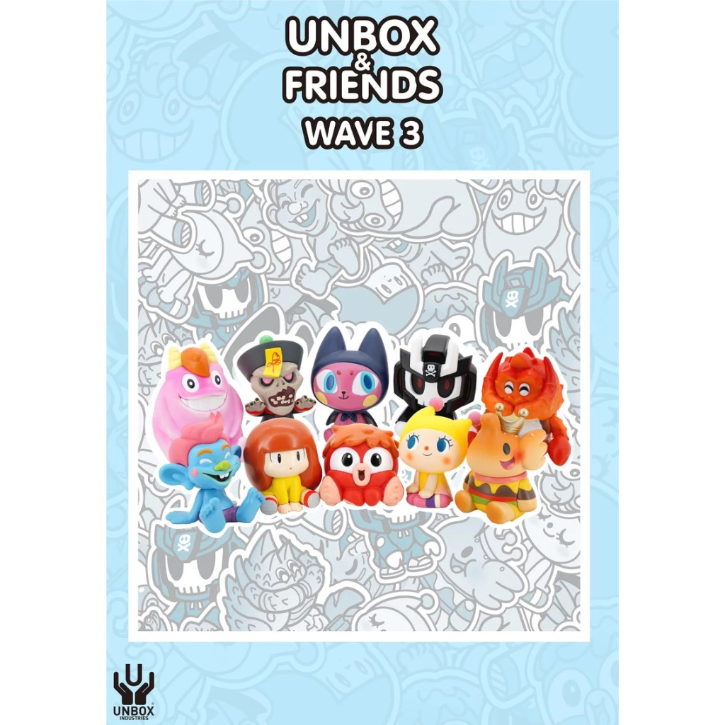 ‼️มีของ พร้อมส่ง 🚚 ตัวแยก Unbox & Friends Wave 3 Series by Unbox Industries แท้💯