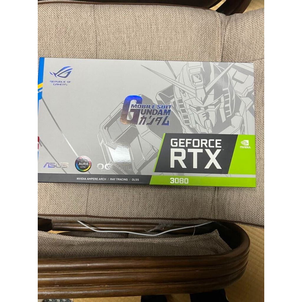 BRAND NEW SEALED ASUS ROG Strix GeForce RTX 3080-O10G-GUNDAM White GDDR6X Graphics Card