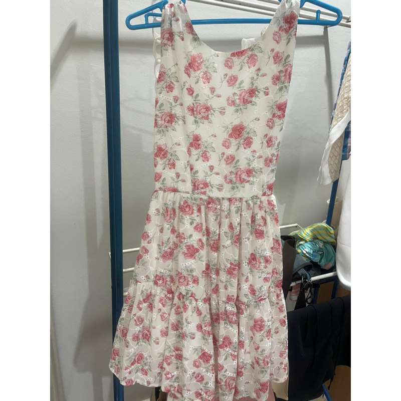 labelle  dress  สีชมพู