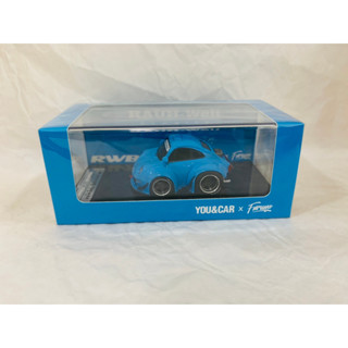 โมเดลรถ YOU&amp;CAR x Furuya / RWB 993 Baby Blue
