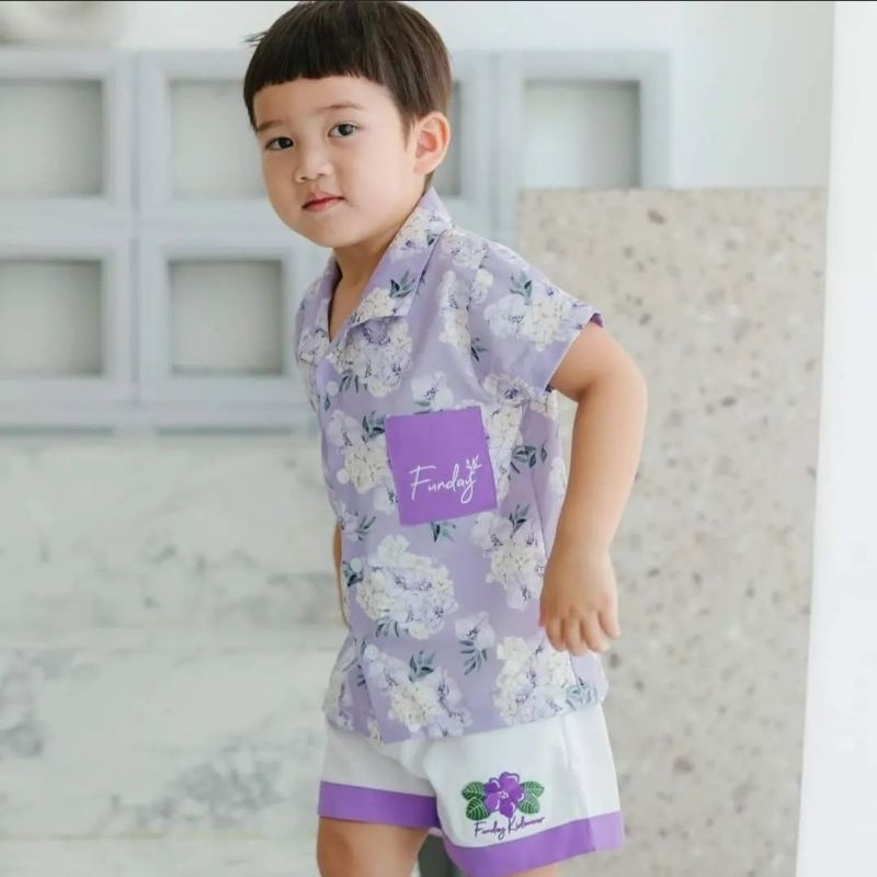 Funday kidswear 3T New เสื้อลายดอก