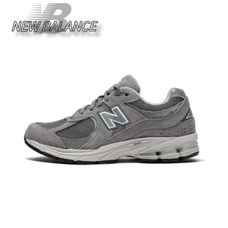 ของแท้ 100% New Balance NB 2002R คลาสสิกย้อนยุคสวมใส่กันลื่น Yuanzu รองเท้าผ้าใบสีเทา