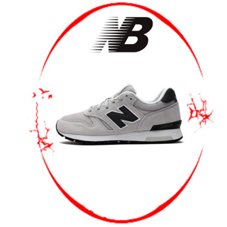 New Balance 565 Cloud Grey ความรู้สึกผ่อนคลาย รายละเอียดประณีต รองเท้าวิ่งส้นเตี้ยที่ทนทานต่อการสึกหรอสำหรับบุรุษและสตรี