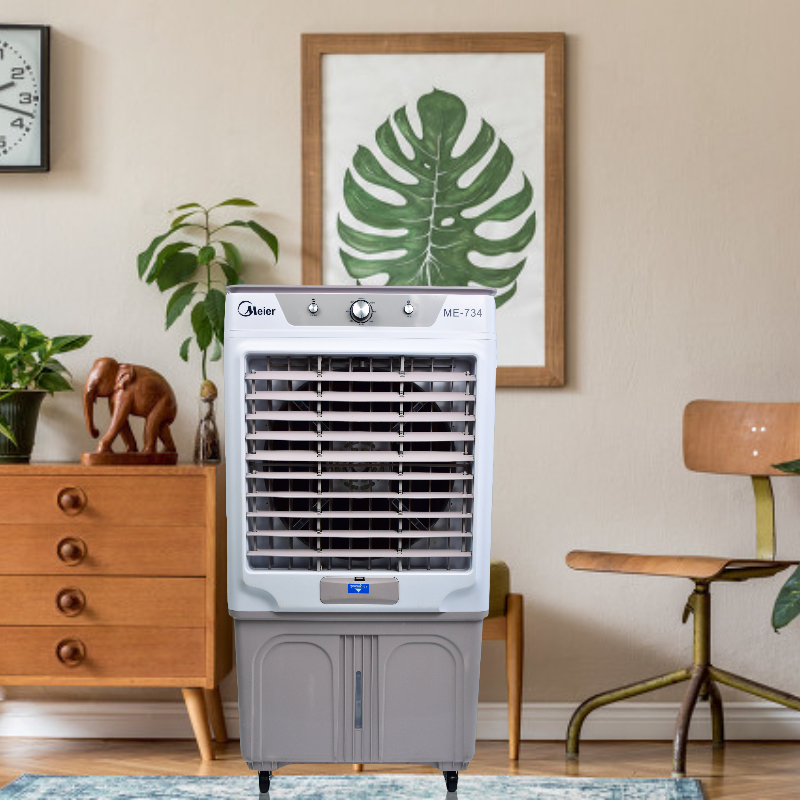 พัดลมไอเย็นขนาด60ลิตรMeier รุ่น ME-734 เคลื่อนปรับอากาศเคลื่อนที่ Cooling fan household mobile ระบาย