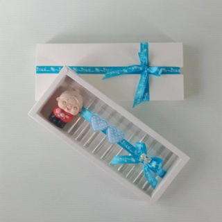 กล่องของขวัญใส่ธนบัตร ใส่ได้ 10 ใบ ตุ๊กตาสีแดง