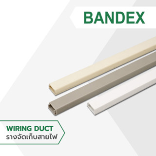 BANDEX รางครอบสายโทรศัพท์ รางจัดเก็บ รางวายริ่งดัก 1เมตร