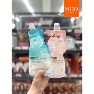 ยืดโปรตีนโกเซ็น Gosen Straight Protein ผสมโปรตีนและสารอาหารต่างๆที่จำเป็นต่อเส้นผม 450x2 ml