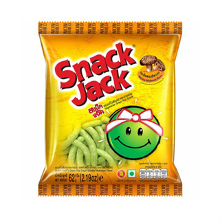 สแน็คแจ็คขนมถั่วลันเตาอบเห็ดชิทาเกะ62 SNACK JACK SHIITAKE MUSHROOM FLAVOUR 62G.