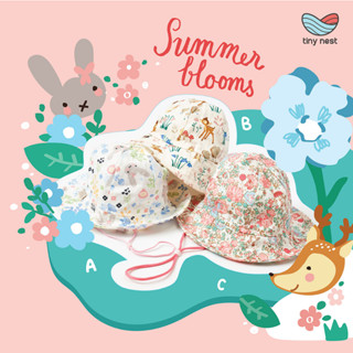 Tiny Nest Sunhat หมวกกันแดดเด็กอ่อน - Summer Blooms