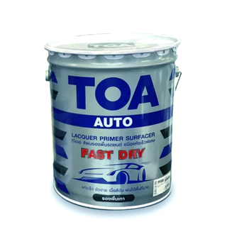-TOA สีพ่นรองพื้น ถังใหญ่ ชนิดแห้งเร็วพิเศษ Fast Dry มี 2 สี (ขาว (PF099) , เทา (PF088)) ขนาด 16 ลิตร
