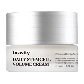 🌟 Bravity daily stemcell volume cream 50ml เน้นขาวใส ออร่า ริ้วรอย [exp.8/8/25]