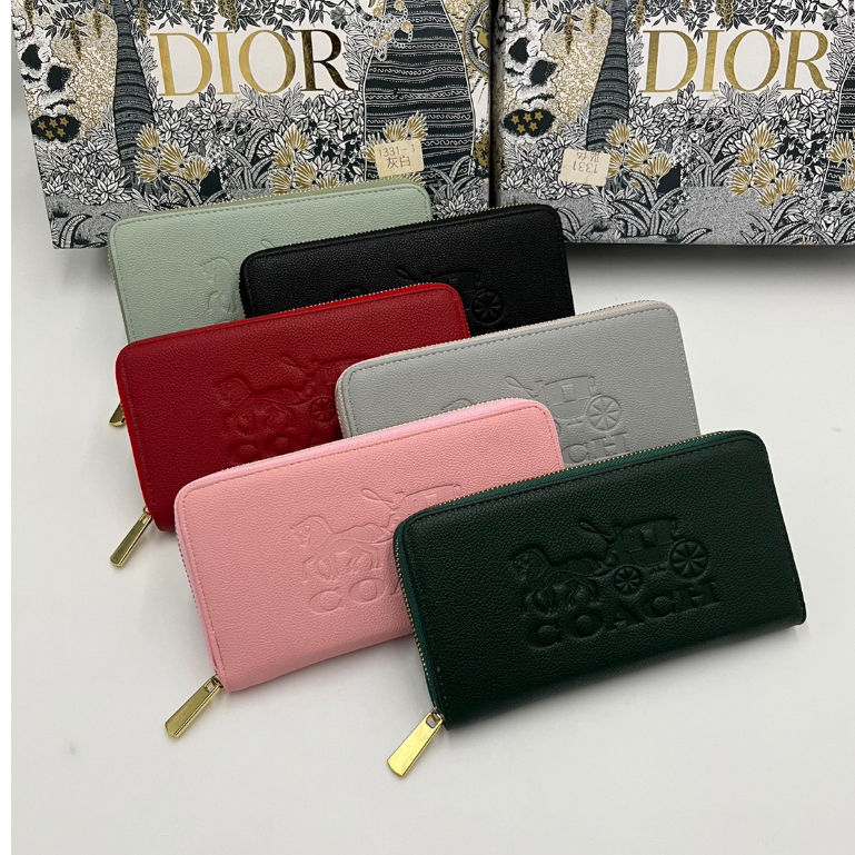 กระเป๋าสตางค์ ผู้หญิง ขนาด 7.5 นิ้ว ซิปรอบ พร้อมส่ง