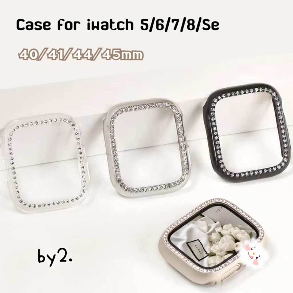 เคส เพชร diamond เคส สำหรับ case เคส CASE 40mm 44mm รูปที่ 2