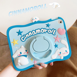 🎁ส่งของขวัญ🎁Cinnamoroll เคส for iPad Gen10 10.9 2022 Gen9 10.2 pro 11 2021 mini4 5 6 เคสไอแพด Air4 5 Case ขาตั้งหมุนได้