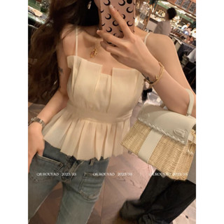 Angella top เสื้อเกาะอก สายเดี่ยว ลักซูรี่ เรียบหรู 💖🌟🧸