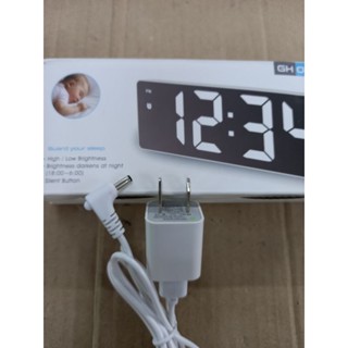 นาฬิกาดิจิตอลตั้งโต๊ะ GH0712L# ตารางนาฬิกาปลุกอิเล็กทรอนิกส์#LED #CLOCK