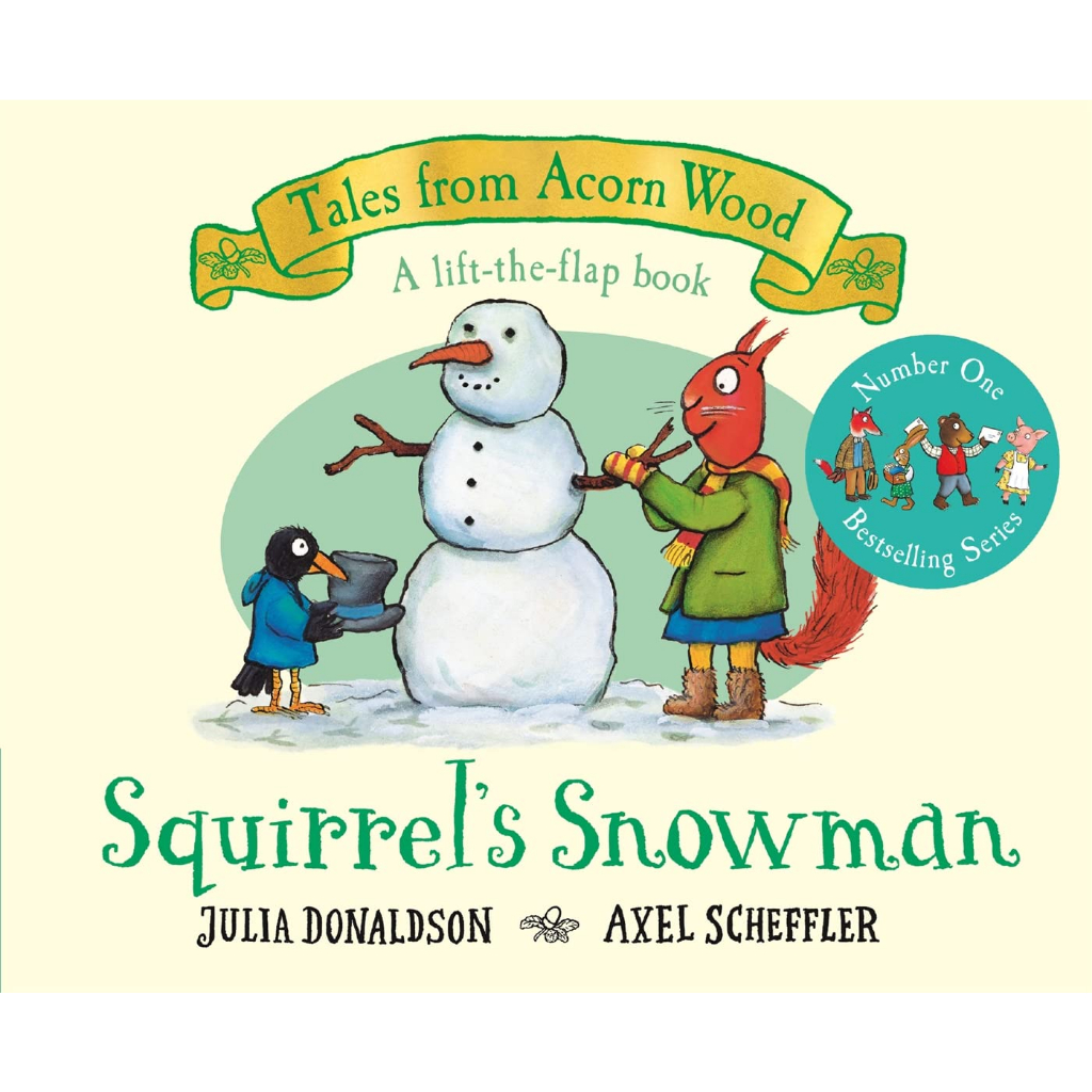 Squirrel's Snowman (Tales From Acorn Wood) Macmillan หนังสือเด็ก ปิด ปิด ภาษาอังกฤษ บอร์ดบุ๊ค Board 
