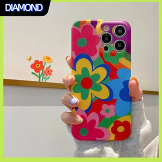 💲คูปองเคลม💲เคสไอโ case for iphone 11 12 ดอกไม้กราฟฟิตี เคส 14 13 12 11 pro max สติ๊กเกอร์น้ำวัสดุป้องกันที่ครอบคลุม