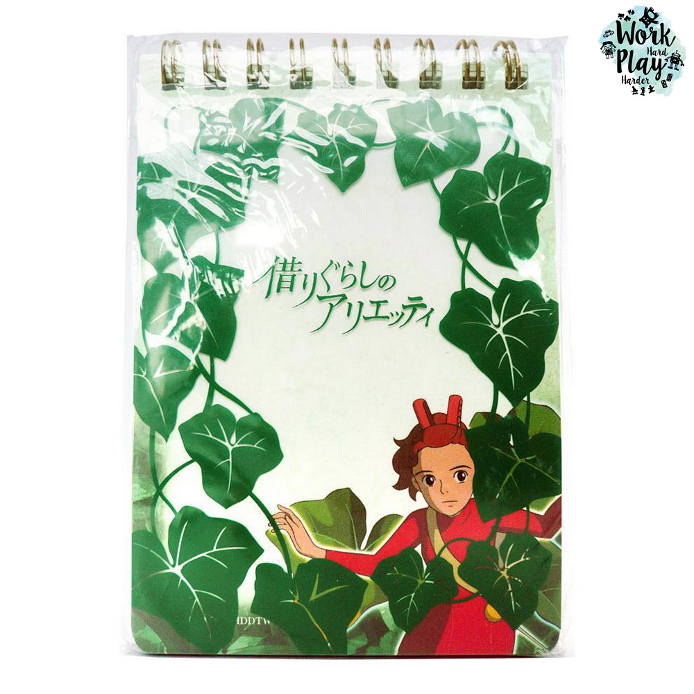 Studio Ghibli The Secret World of Arrietty Notepad สตูดิโอ จิบลิ เดอะ ซีเคร็ท เวิลด์ ออฟ อาริเอตี้ ส