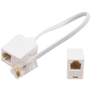 1Pcs ซ็อกเก็ต8P4C/RJ45ชาย RJ11 6P4C หญิง M / F อะแดปเตอร์โทรศัพท์ Ethernet