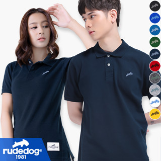 rudedog Polo เสื้อโปโลผู้หญิง เสื้อโปโลผู้ชาย รุ่น Backslash ของแท้ 100% รู้ดด็อก