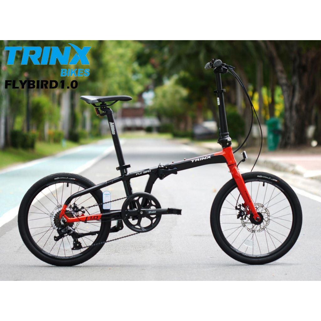 จักรยานพับได้ TRINX FLYBIRD1.0 เฟรมอลูมิเนียม เกียร์ 8 สปีด