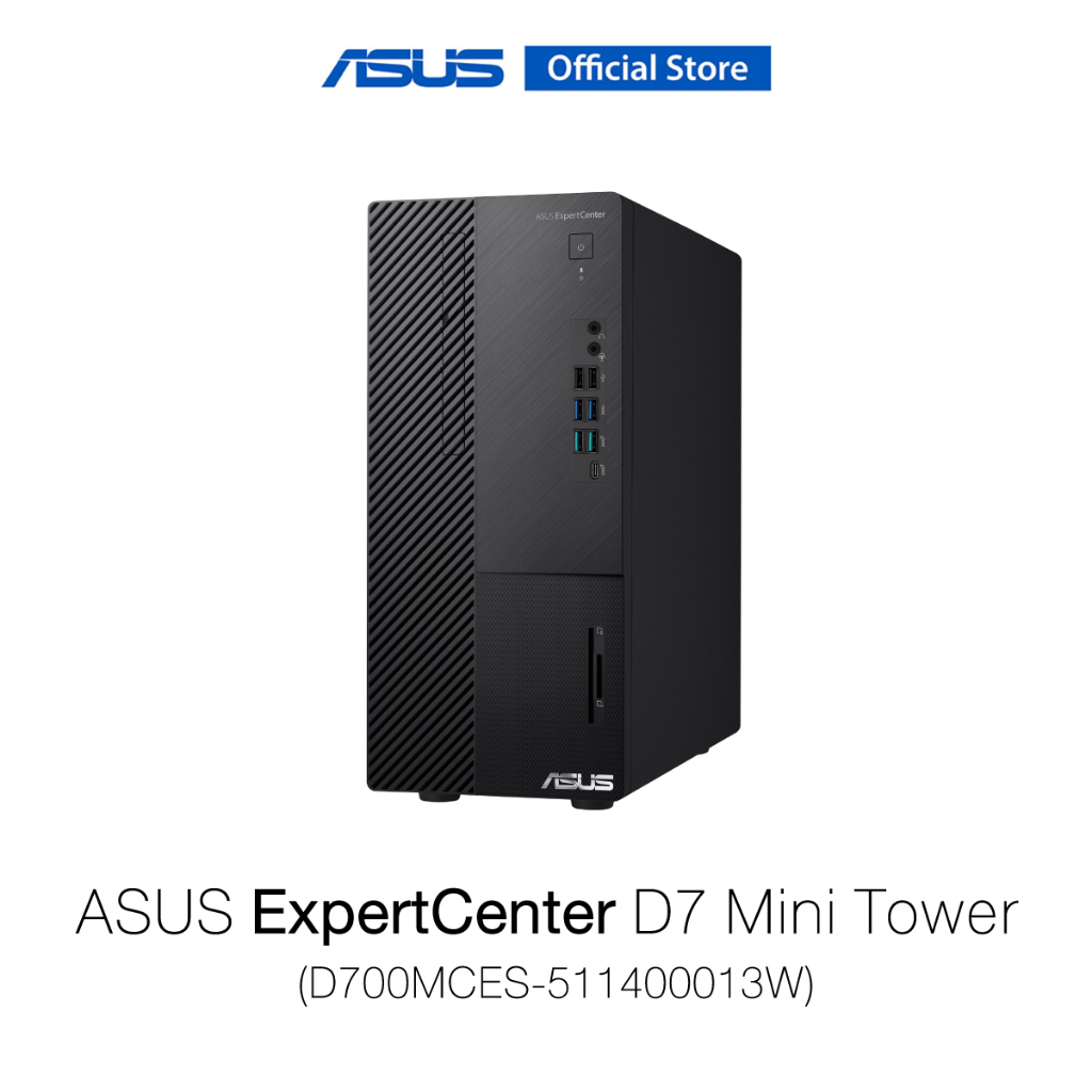 ASUS ExpertCenter D7 Mini Tower (D700MCES-511400013W), Desktop PC, Intel Core i5-11400, Intel B560 C