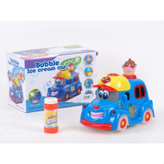 Bubble Ice cream car โมเดลรถขายไอศรีม รถของเล่น ใส่ถ่าน มีเสียง มีไฟ พ่นฟองสบู่ได้ AGES3+ (ไม่มีถ่าน AA ให้นะคะ)