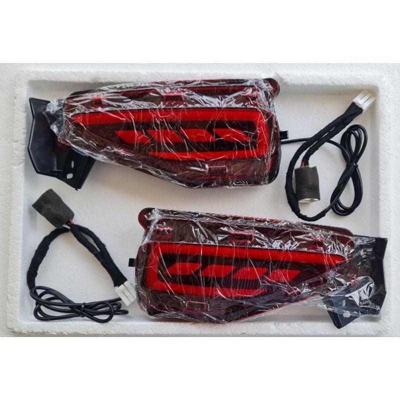 ไฟทับทิมท้าย 3 steps เลี้ยววิ่ง เบรค หรี่ ปลั๊กตรงรุ่น Fortuner, LEGENDER, LEADER, GR Sport 2016-25+