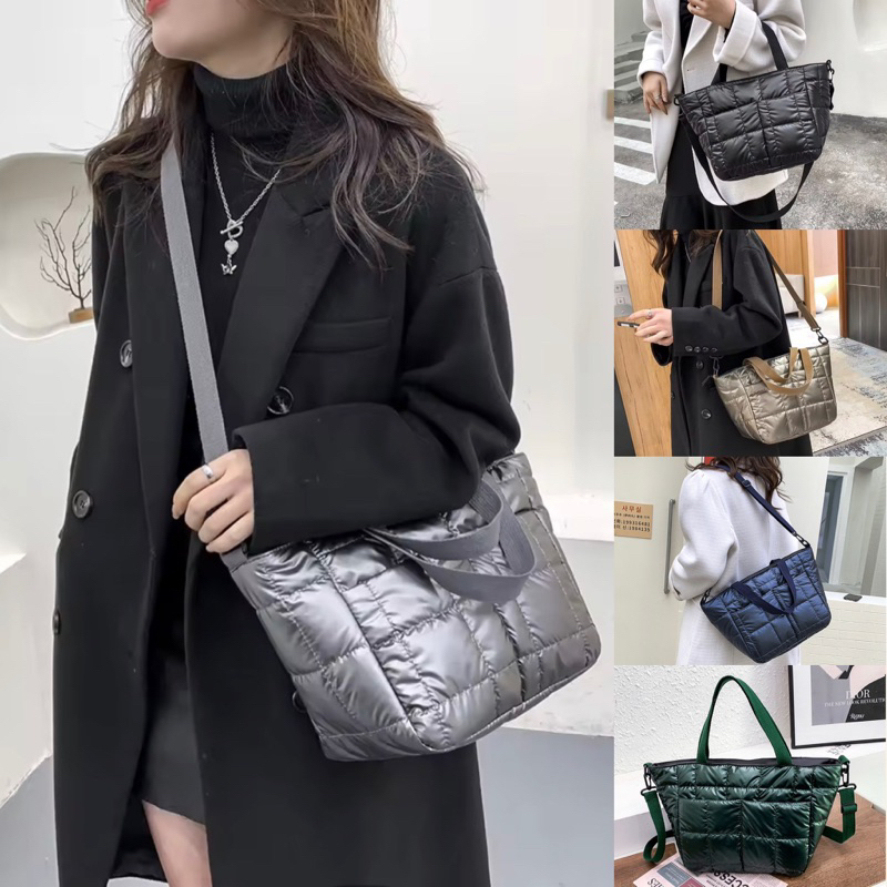 (พร้อมส่ง) กระเป๋าพัฟฟี่7 กระเป๋าสะพายข้างสำหรับผู้หญิง