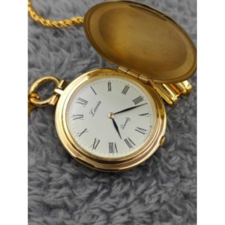 นาฬิกาพก SEIKO Vintage Pocket Watch L′amie De Poche INABA Retro Japanese Style Hunter ระบบถ่าน สภาพสวย