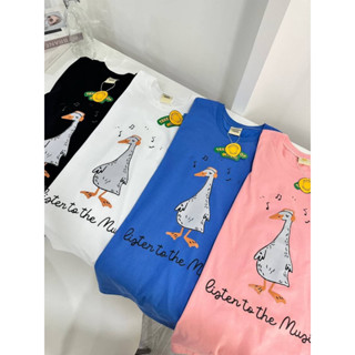 พร้อมส่ง🧸เสื้อยืดโอเวอร์ไซส์ TAS เป็ด