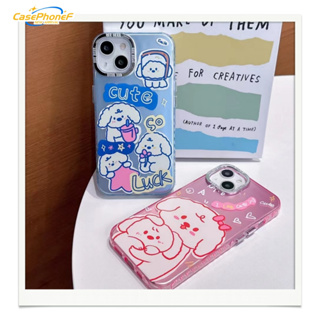 ✨ส่งของขวัญ✨เคส for iPhone 11 14 Pro Max Case for iPhone 12 13 ป้องกันการตก การป้องกัน พื้นผิวกระจก การ์ตูน น่าสนใจ